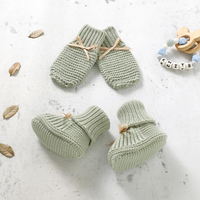 Thumbnail for Booties & Mittens – Blødt & varmt – sæt med handsker og tøfler