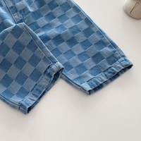 Thumbnail for DenimCheck – Komfortable & trendy – børnebukser med ternet mønster