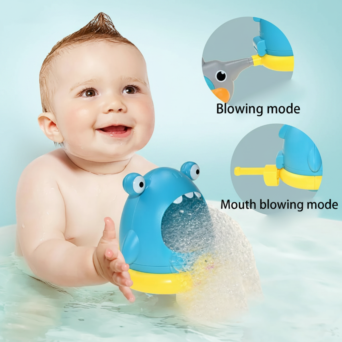 BubblePlay – Lærerigt & sjovt – Krabbe-boble-badelegetøj