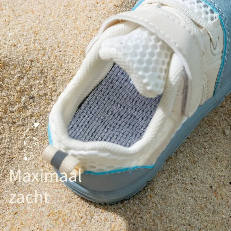 TinySteps Kids - Naturligt & sikkert - Barefoot babysko Blå