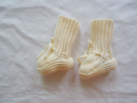 Thumbnail for Mini Fashion™ - Varme og stilfulde - Strikkede Babysutsko