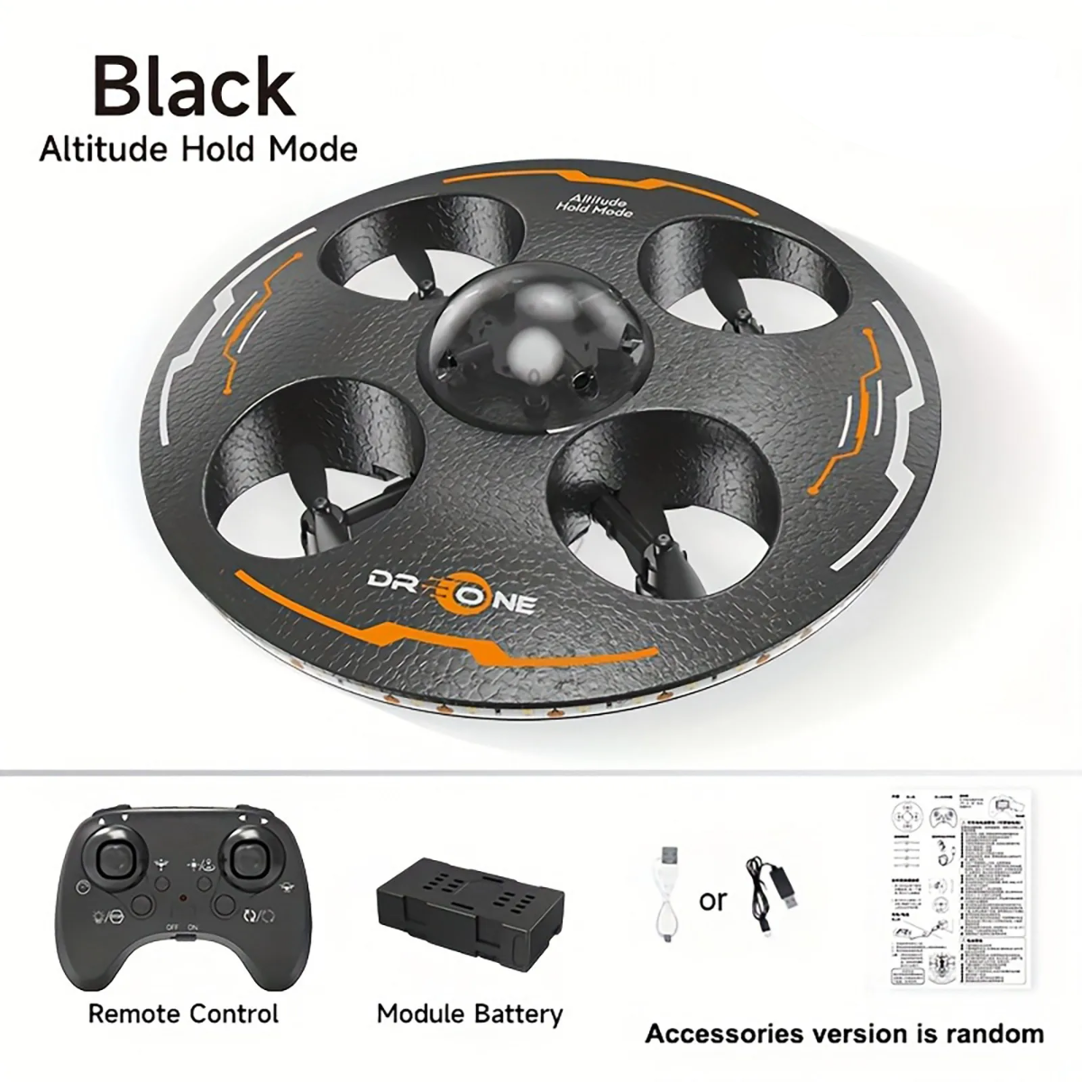 AeroQuest – LED & RC – Svævende UFO-drone