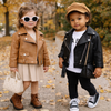 Girls Leather Jacket – Cool & stilfuld – læderjakke til børn