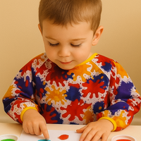 Thumbnail for ArtEase – Farverig og vandafvisende – Malerskjorte til børn