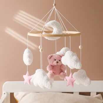 DreamBear – Beroligende og blød – Babymobil til kravlegård og vugge