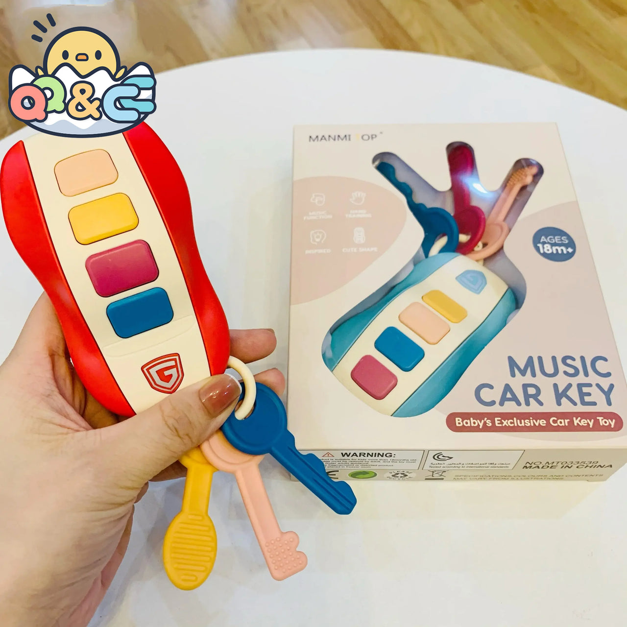 Music Car Key™ - Melodiøs køretur - Musikalsk legetøj