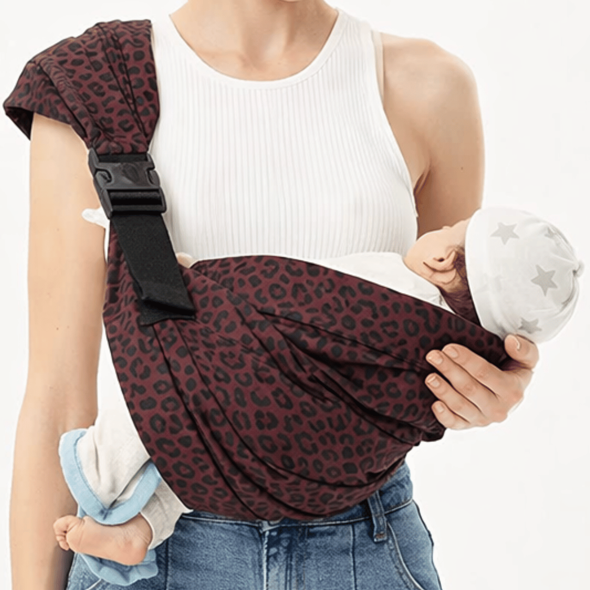 Baby Sling Carrier™ - Ekstra bred bæresele - Ergonomisk hoftebærer