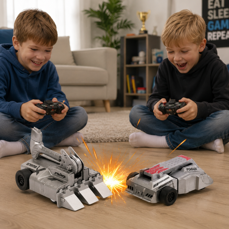 BattleCars – Holdbar & robust – RC-panserbil-sæt