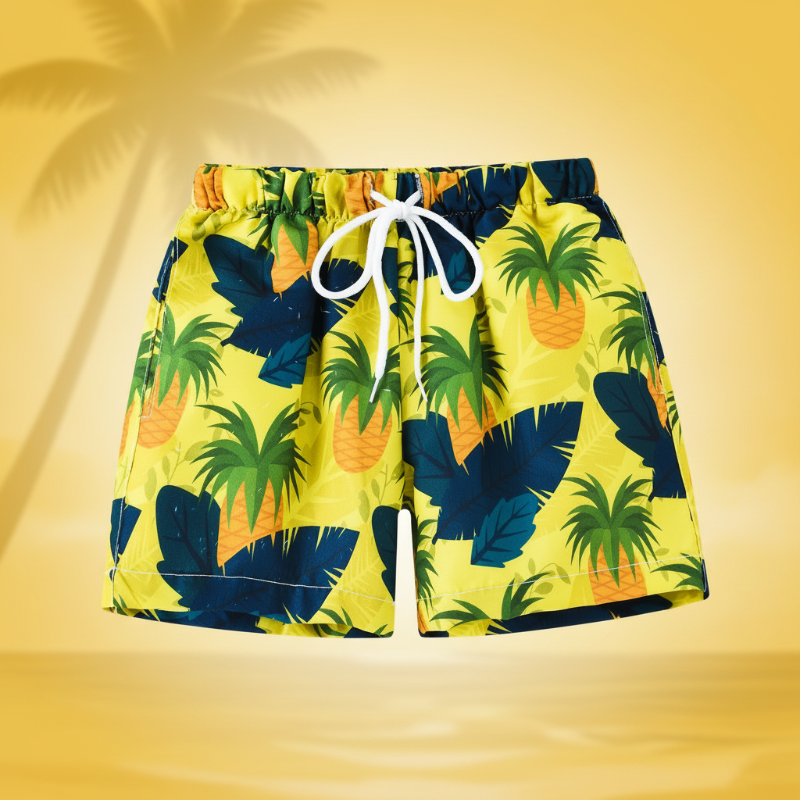 Beach Shorts – Let og legende – Tropiske badebukser til børn