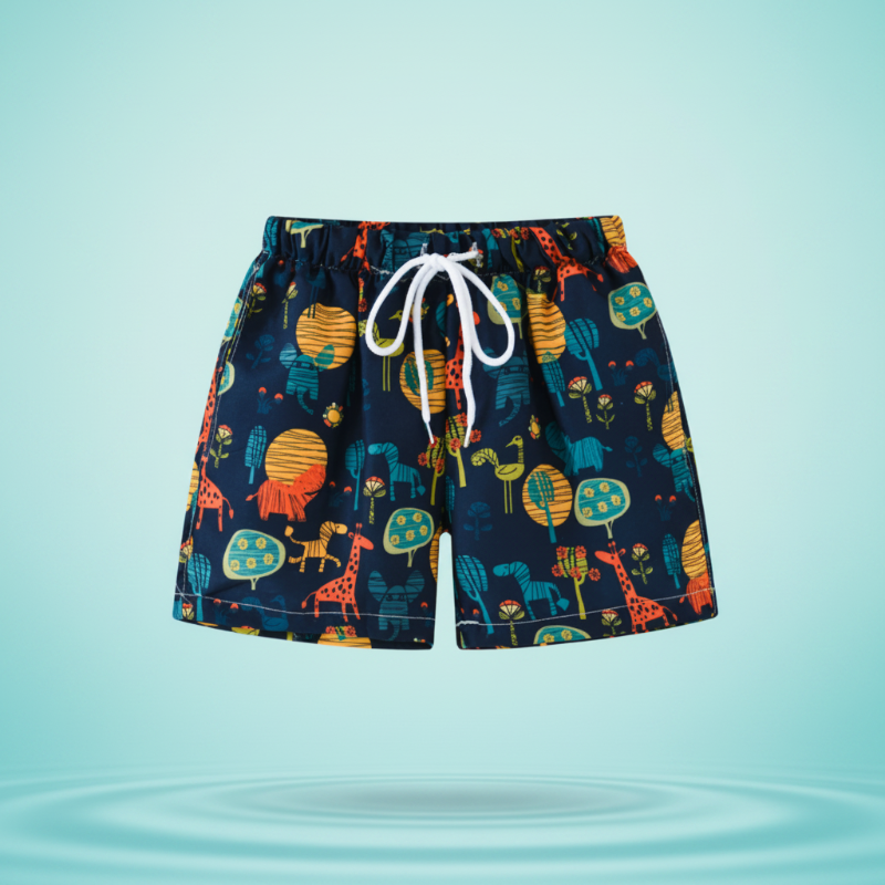 Beach Shorts – Let og legende – Tropiske badebukser til børn