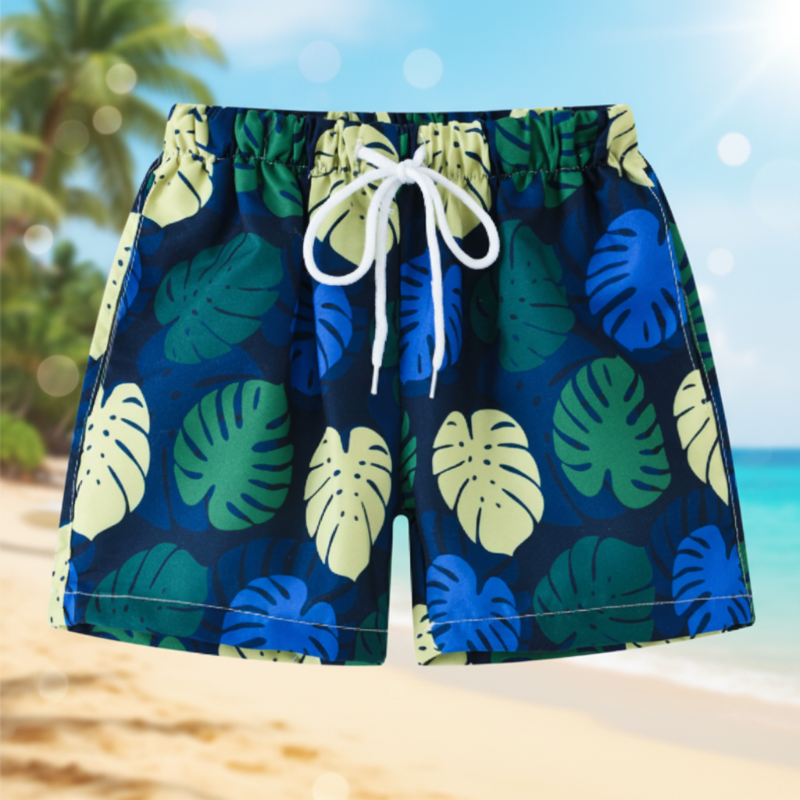 Beach Shorts – Let og legende – Tropiske badebukser til børn