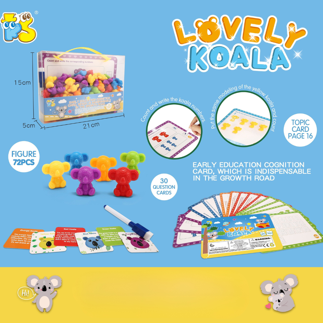Rainbow Teddy Bears Toys™ - Pædagogisk og kreativ - Regnbue-tællebjørne