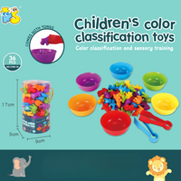 Thumbnail for Rainbow Teddy Bears Toys™ - Pædagogisk og kreativ - Regnbue-tællebjørne
