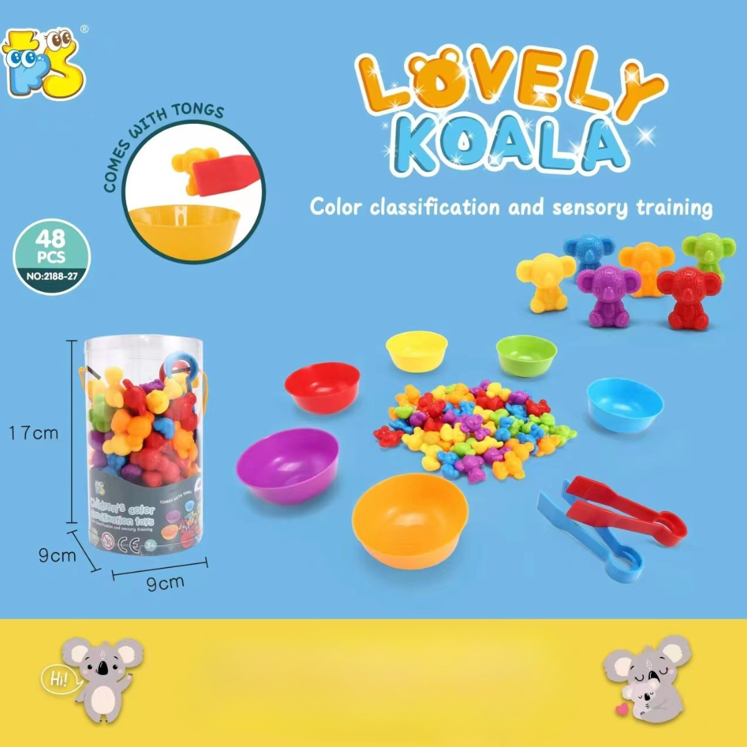 Rainbow Teddy Bears Toys™ - Pædagogisk og kreativ - Regnbue-tællebjørne