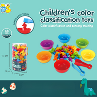 Thumbnail for Rainbow Teddy Bears Toys™ - Pædagogisk og kreativ - Regnbue-tællebjørne