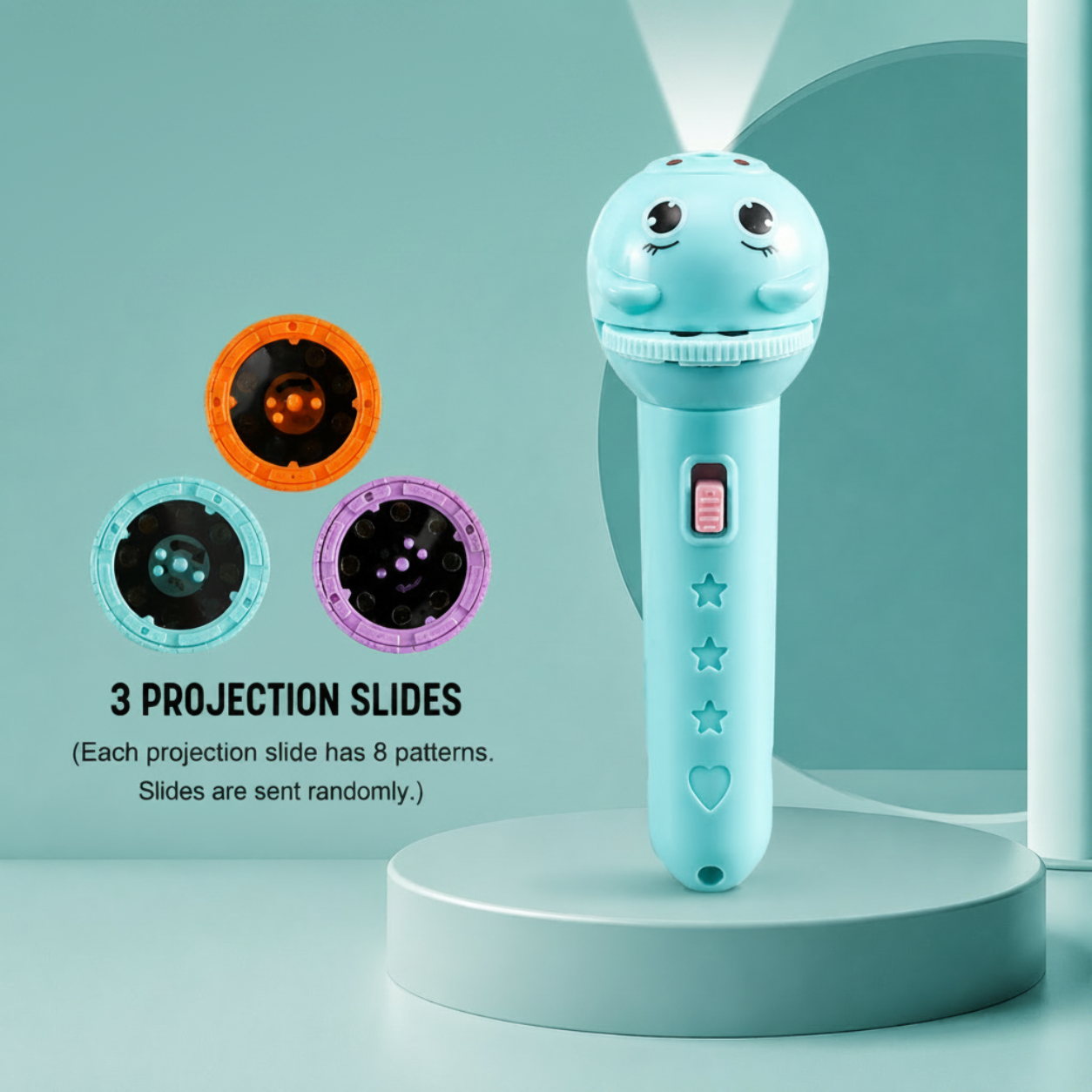 Story Torch™ - Magi ved sengetid - projektor med lommelygte