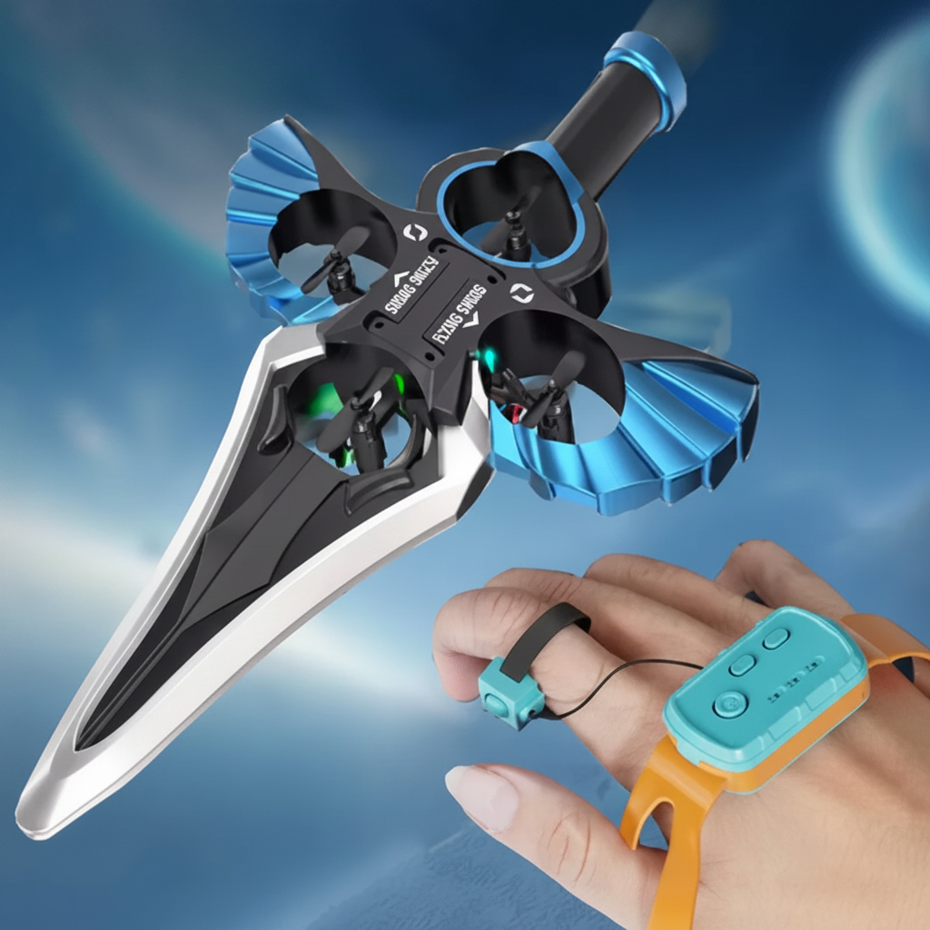 AirBlade – Legende & interaktivt – fjernstyret flyvende legetøj med sværddesign