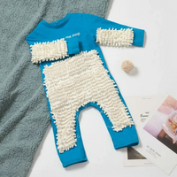 Thumbnail for TinyCleaner – Blødt og praktisk – baby-jumpsuit til at kravle og lege i