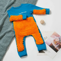 Thumbnail for TinyCleaner – Blødt og praktisk – baby-jumpsuit til at kravle og lege i
