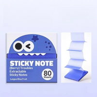 Thumbnail for MemoBuddy – Farverig & Funktionel – Gennemsigtige Sticky Notes