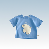 Thumbnail for LittlePatch – Tegneserie & Sjov  – Børnet-shirt med tegneserie-patches