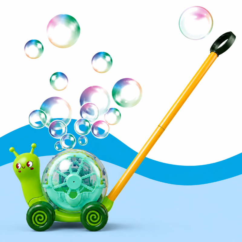 BubbleBuddy – Legende & interaktivt – Snegle-boblesprøjte