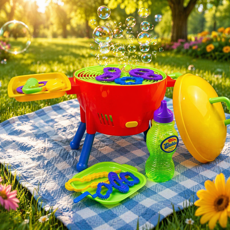 BBQ Bubble Maker – Legende & interaktivt – Bobleboble-BBQ