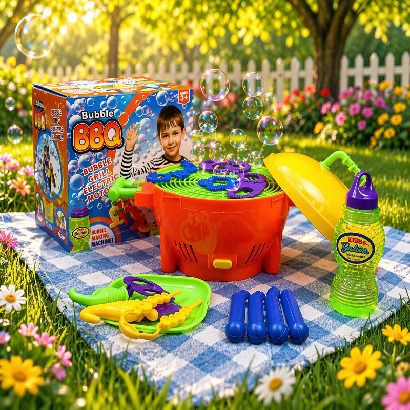 BBQ Bubble Maker – Legende & interaktivt – Bobleboble-BBQ