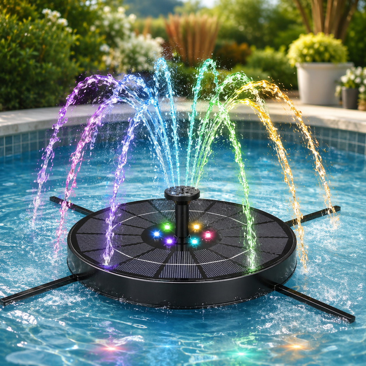 Solar LED Fountain Toy – Legende & interaktivt – Vandleg-springvand
