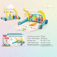Thumbnail for Step & Play – Interaktivt og sikkert – 3-i-1 gåvogn og babygymnastik