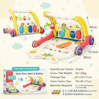 Thumbnail for Step & Play – Interaktivt og sikkert – 3-i-1 gåvogn og babygymnastik