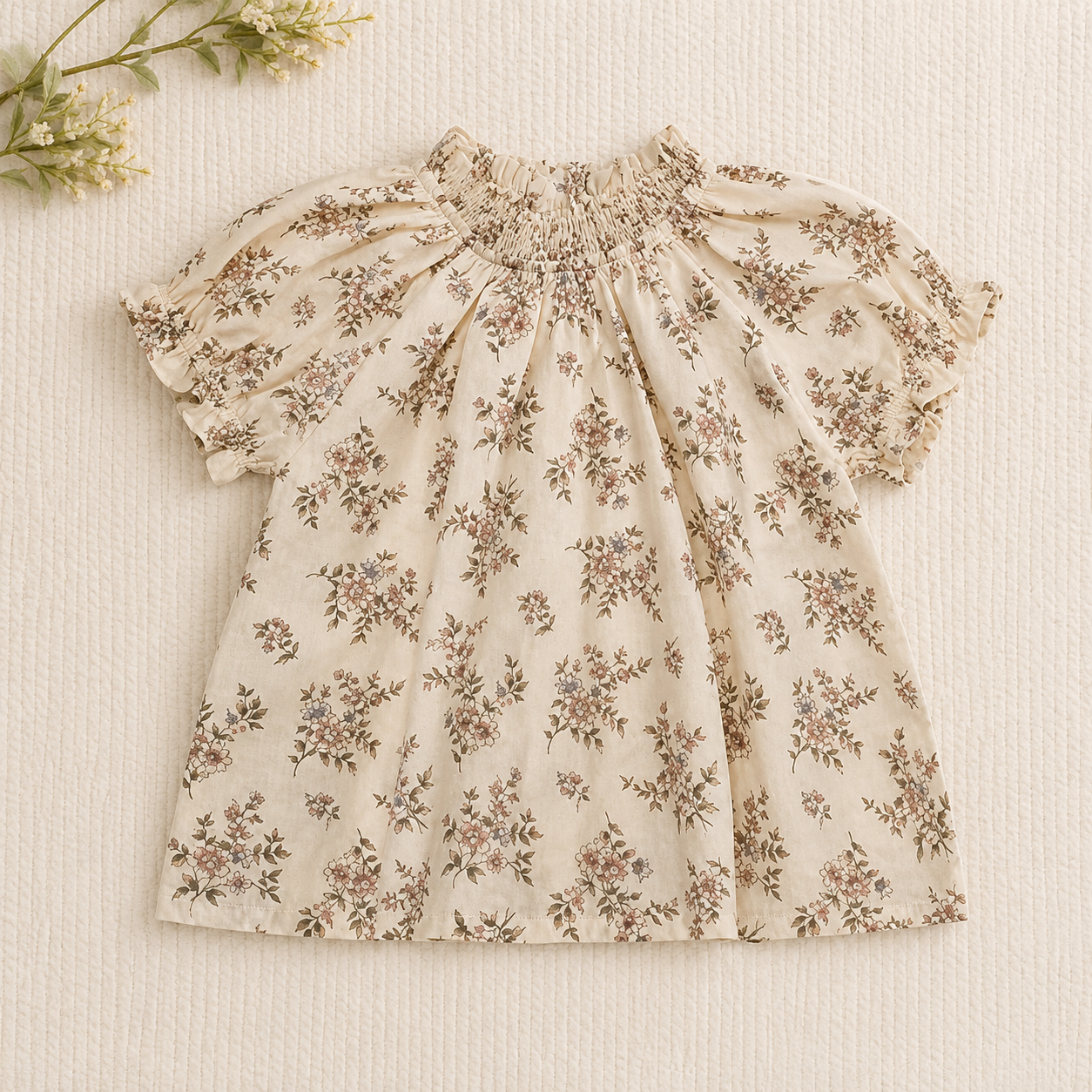 Girls Summer Fashion Top – Luftig & behagelig – Vintage-top til piger