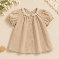 Thumbnail for Girls Summer Fashion Top – Luftig & behagelig – Vintage-top til piger