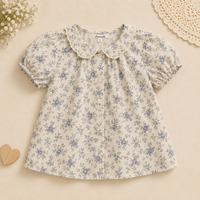Thumbnail for Girls Summer Fashion Top – Luftig & behagelig – Vintage-top til piger