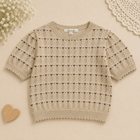 Thumbnail for Girls Summer Fashion Top – Luftig & behagelig – Vintage-top til piger