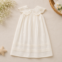 Thumbnail for Lace Stitching Dress – Elegance & komfort – Blonder & broderier