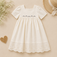 Thumbnail for Lace Stitching Dress – Elegance & komfort – Blonder & broderier