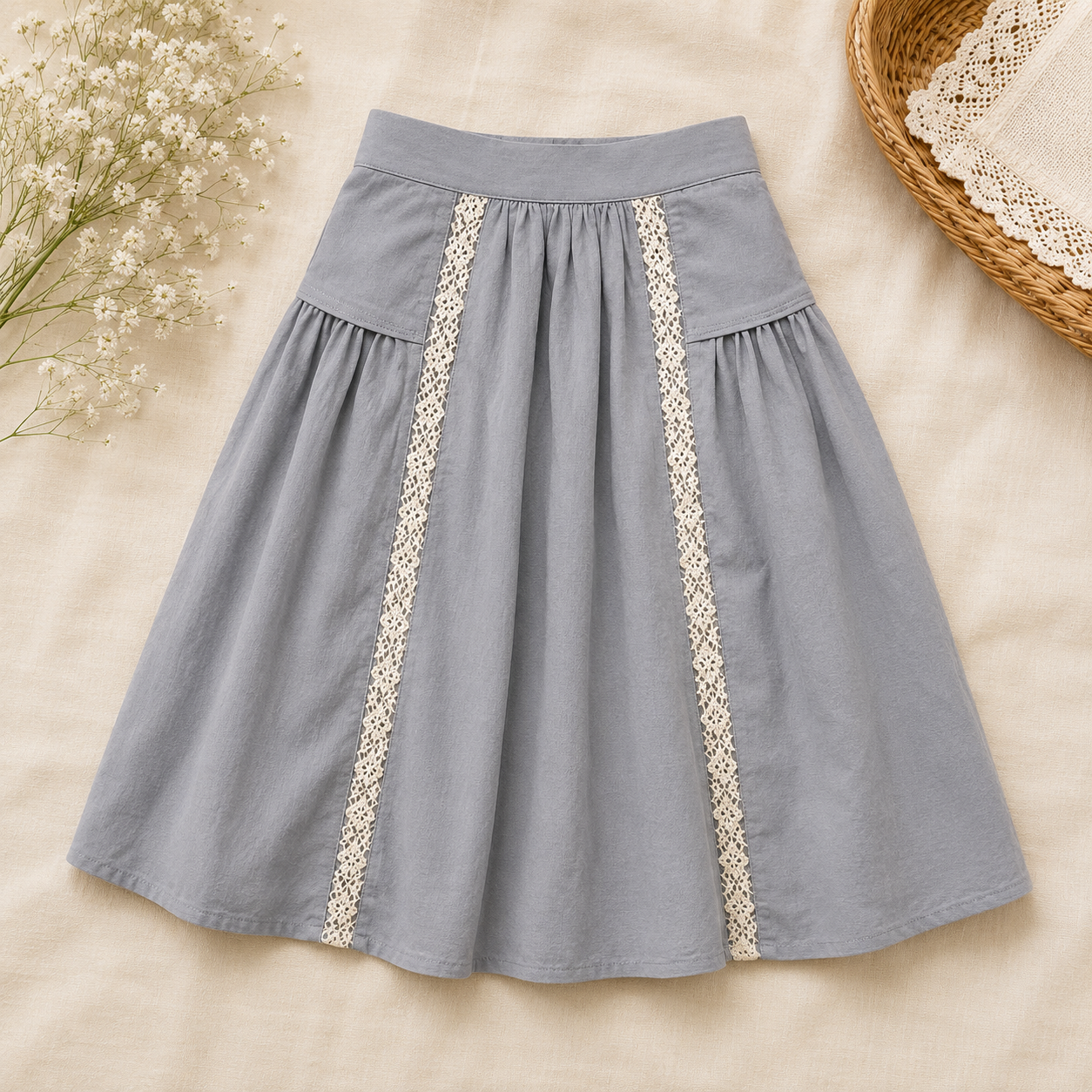 Chic Skirt & Wide Leg Pants – Elegant & komfort – Børnetøj i løs pasform