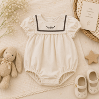 Thumbnail for Vintage Rompers – Tidløs & blød – Baby-jumpsuit