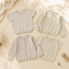 Knit Top & Cardigan – Blødt og behageligt – Strikket skjorte og vest