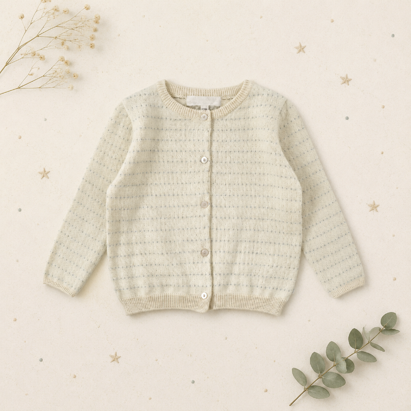 Knit Top & Cardigan – Blødt og behageligt – Strikket skjorte og vest