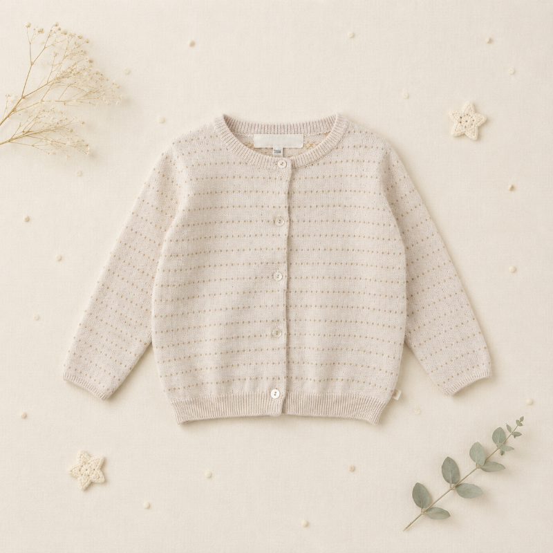 Knit Top & Cardigan – Blødt og behageligt – Strikket skjorte og vest