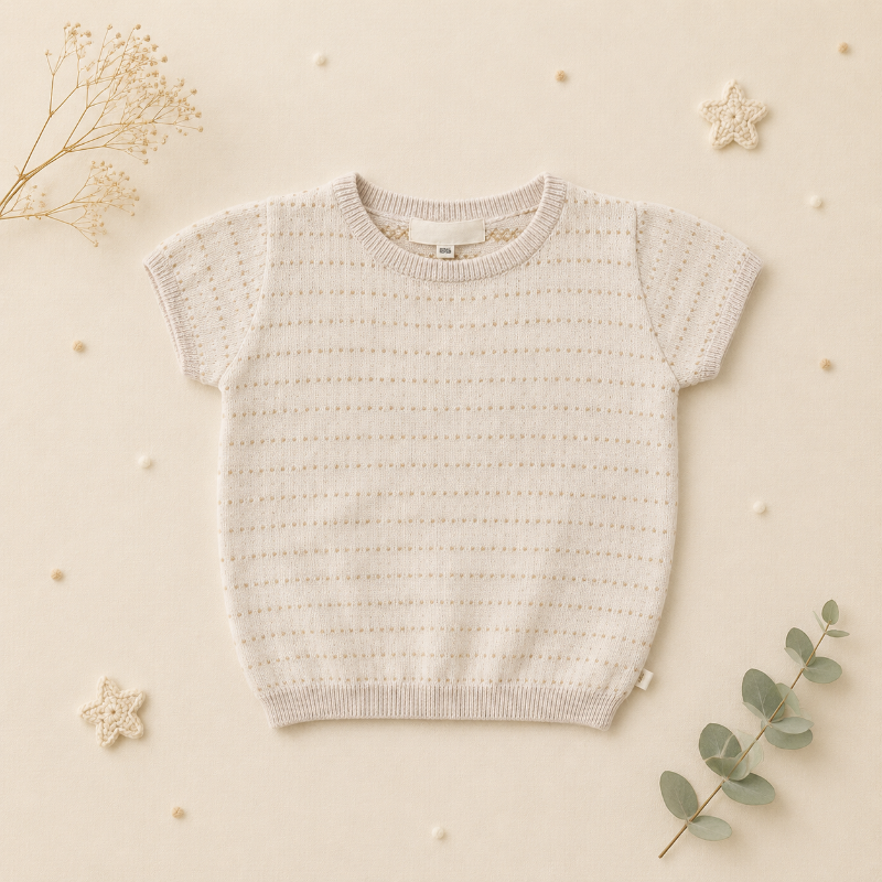 Knit Top & Cardigan – Blødt og behageligt – Strikket skjorte og vest