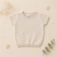 Thumbnail for Knit Top & Cardigan – Blødt og behageligt – Strikket skjorte og vest