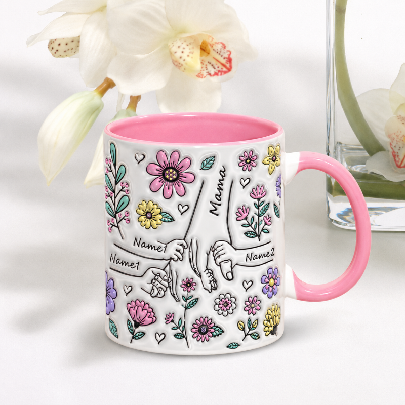Personalized Kids Name Mug – Enestående morsdagsgave – Personlig krus