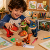 Dinosaur Stationery Toy – Kreativt og lærerigt – 5-i-1 skrivebordssæt