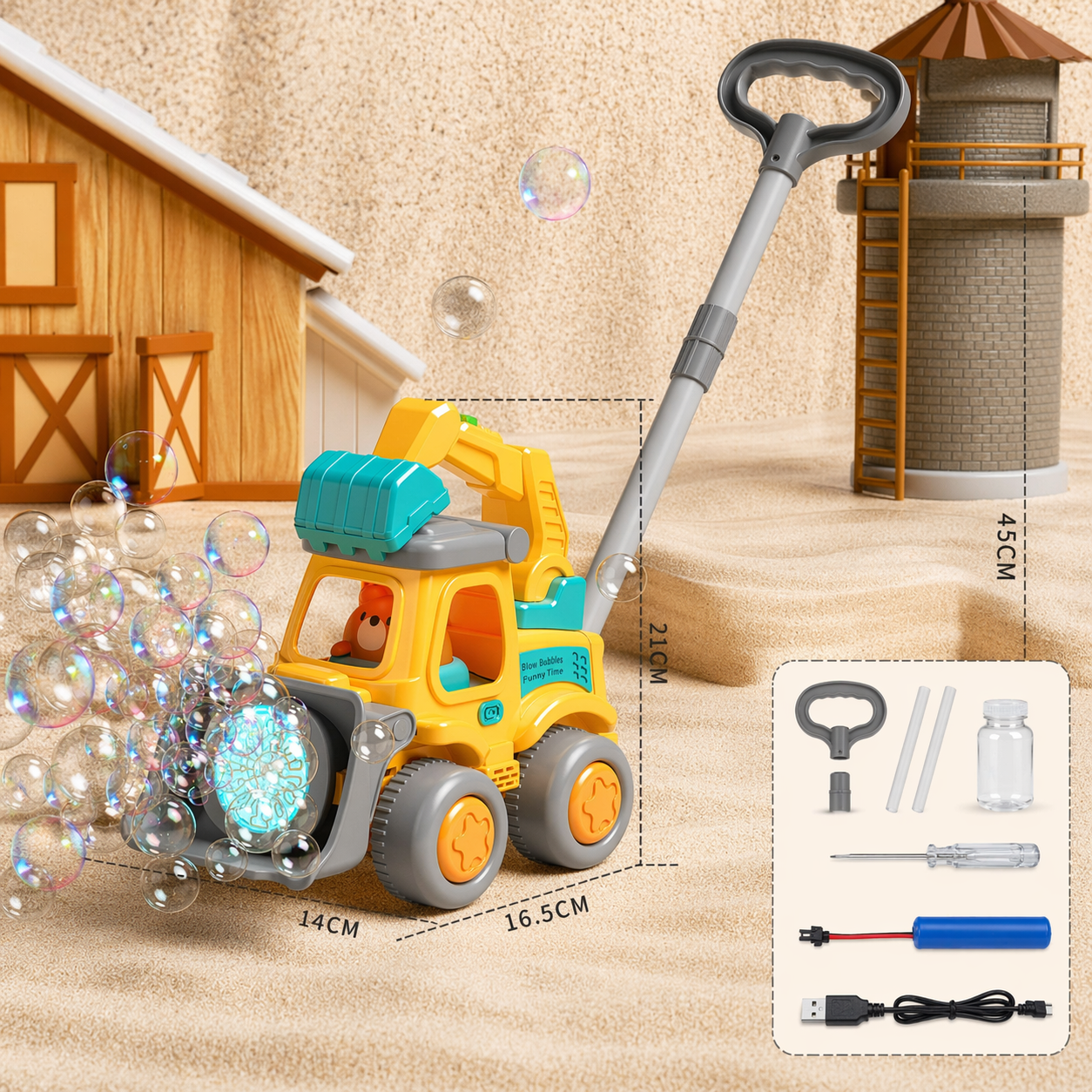 Bubble Blower – Legende & sjovt – Boblevogn