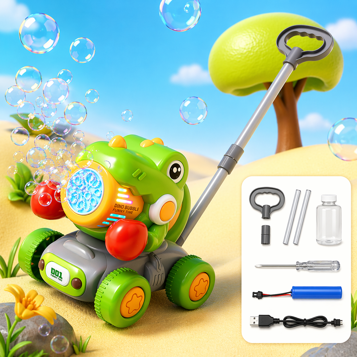 Bubble Blower – Legende & sjovt – Boblevogn