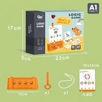 Thumbnail for Montessori Shape Matching Game – Logik & koncentration – puslespil