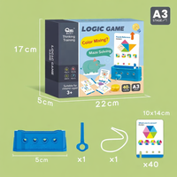 Thumbnail for Montessori Shape Matching Game – Logik & koncentration – puslespil